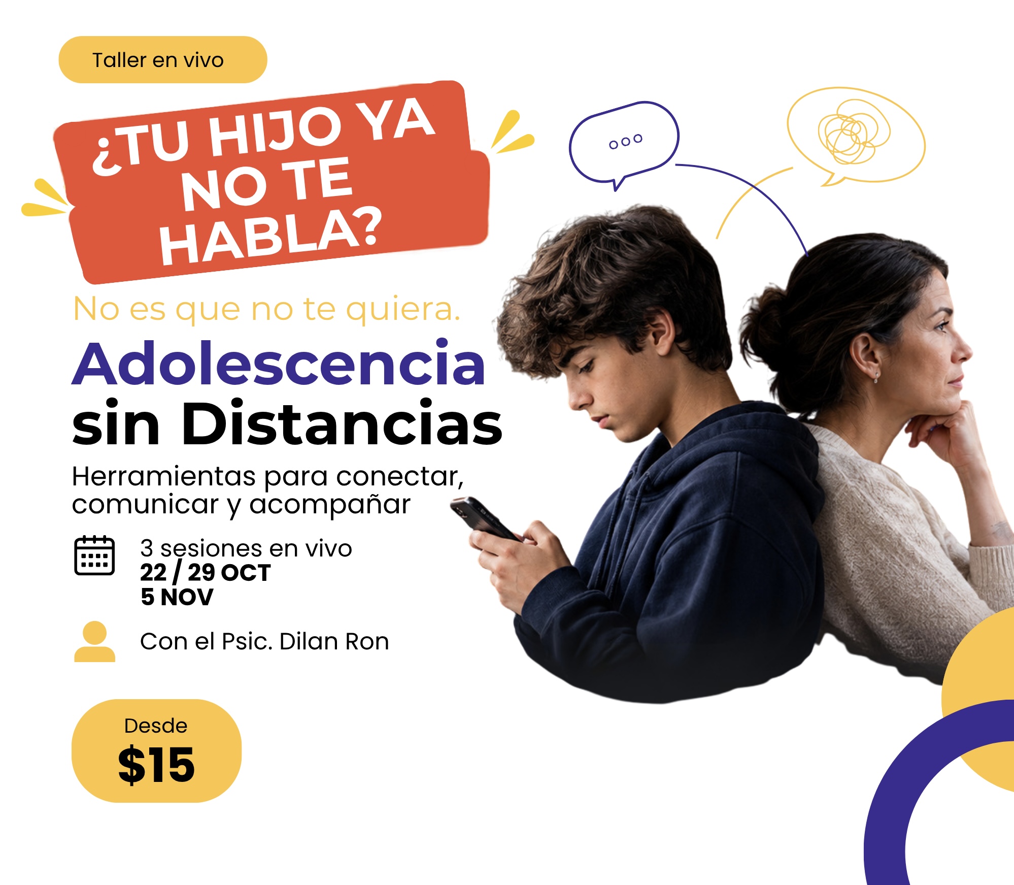Psic. Dilan Ron - Adolescencia sin Distancias